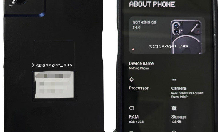 Alleged CMF Phone (1) prototype pictures leaked, key specs revealed