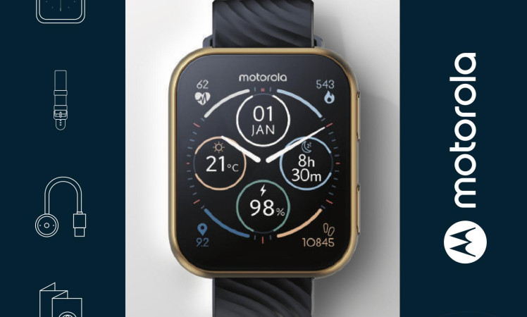 Motorola Moto Watch 200 aparece em supostas imagens com tela circular após  certificação da FCC 